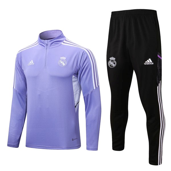 Sudadera De Training Real Madrid 2022-2023 Purpura Negro